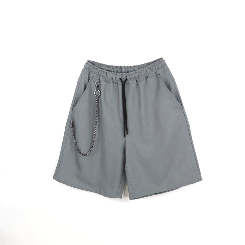 LIBERTY - polyviscose basketball shorts - dark grey