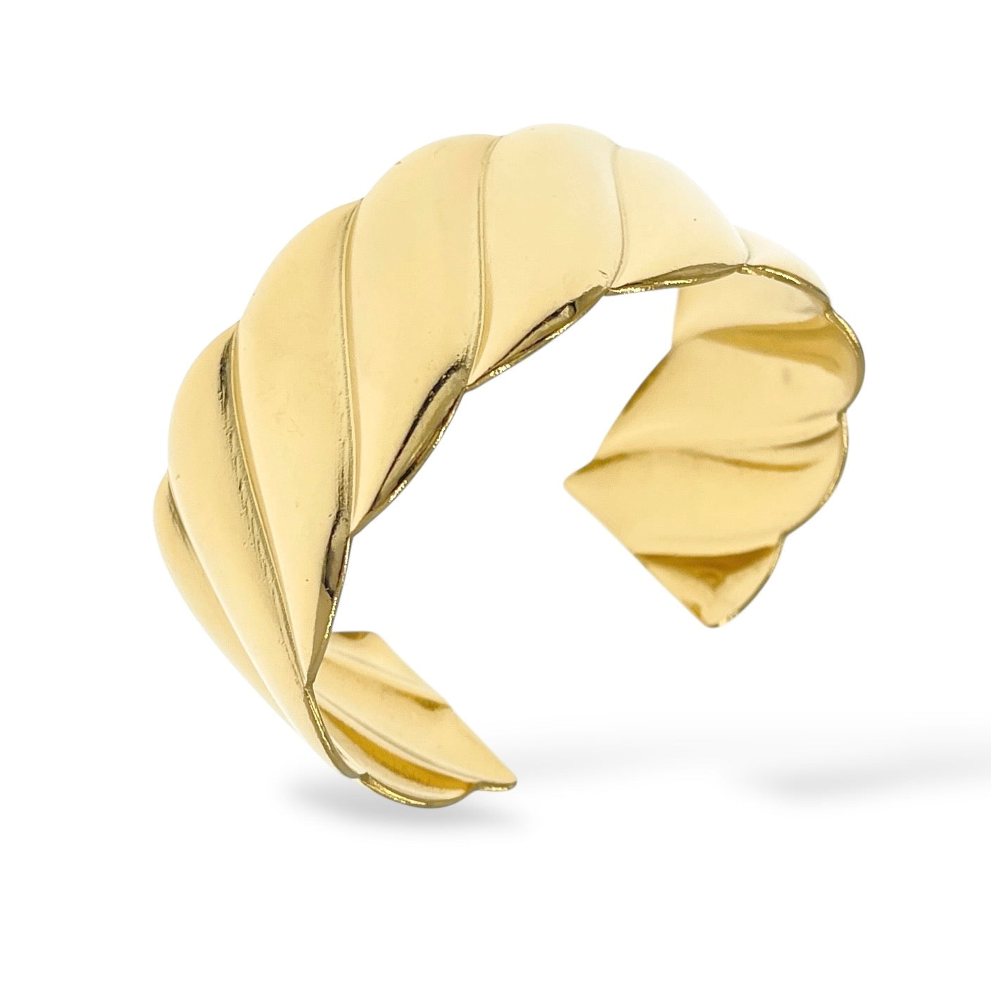 Sodabijoux - Bracciale rigido a fascia onde