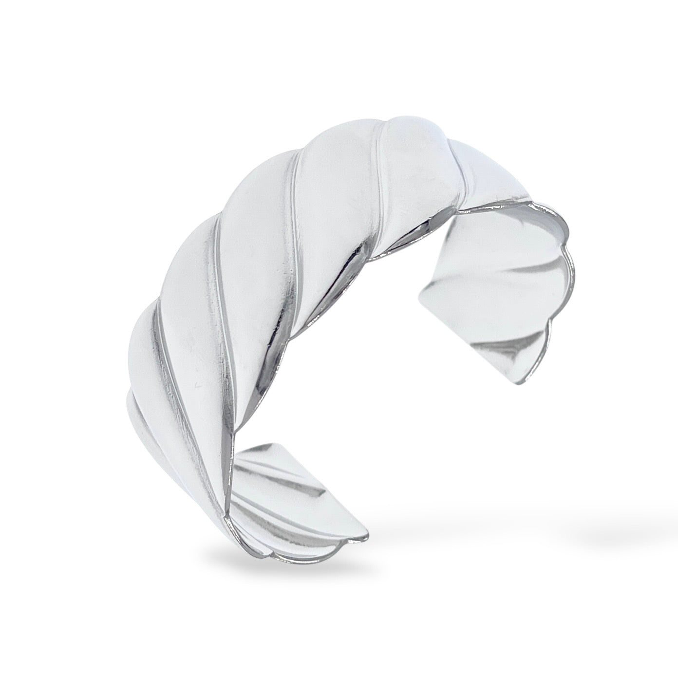 Sodabijoux - Bracciale rigido a fascia onde