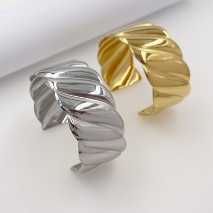 Sodabijoux - Bracciale rigido a fascia onde