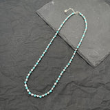 Soda - Men's necklace with hard stones and steel 6 mm