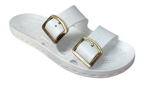 SENSI - White Jolla city rubber slipper