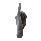 Bitten - YOU ROCK SCULTURA CORNA GRIGIO CEMENTO