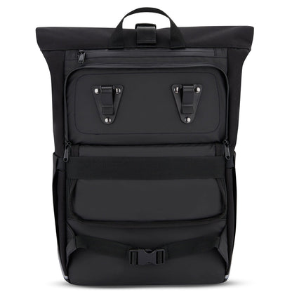 JOHNNY URBAN ROLLTOP BACKPACK "ROBIN MEDIUM" BIKE Black