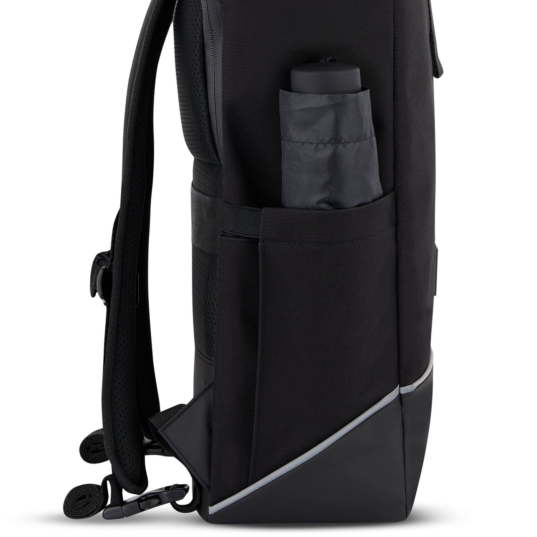 JOHNNY URBAN ROLLTOP BACKPACK "ROBIN MEDIUM" BIKE Black