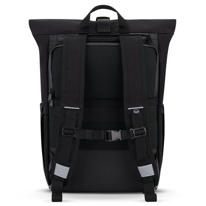 JOHNNY URBAN ROLLTOP BACKPACK "ROBIN MEDIUM" BIKE Black