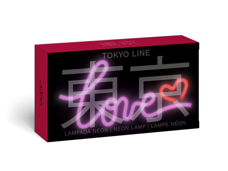 Lampada Led con decoro love serie Tokio - WD Lifestyle
 - WD lifestyle