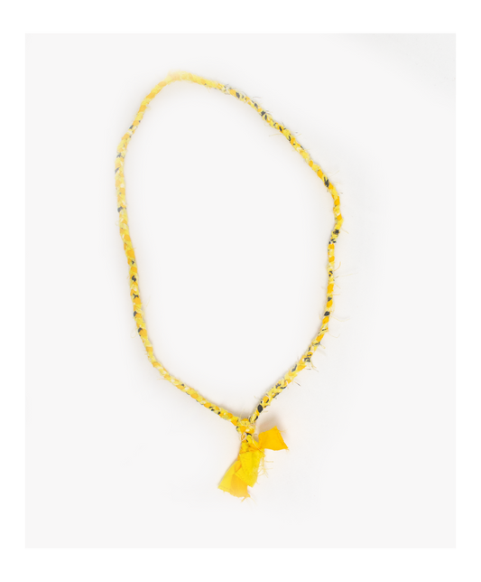 Soda - Collana Nazaré - Bandana intrecciata giallo sole