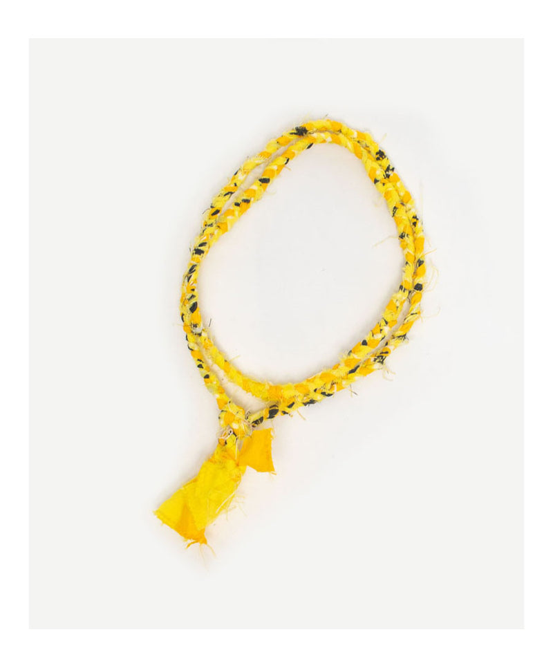 Soda - Collana Nazaré - Bandana intrecciata giallo sole