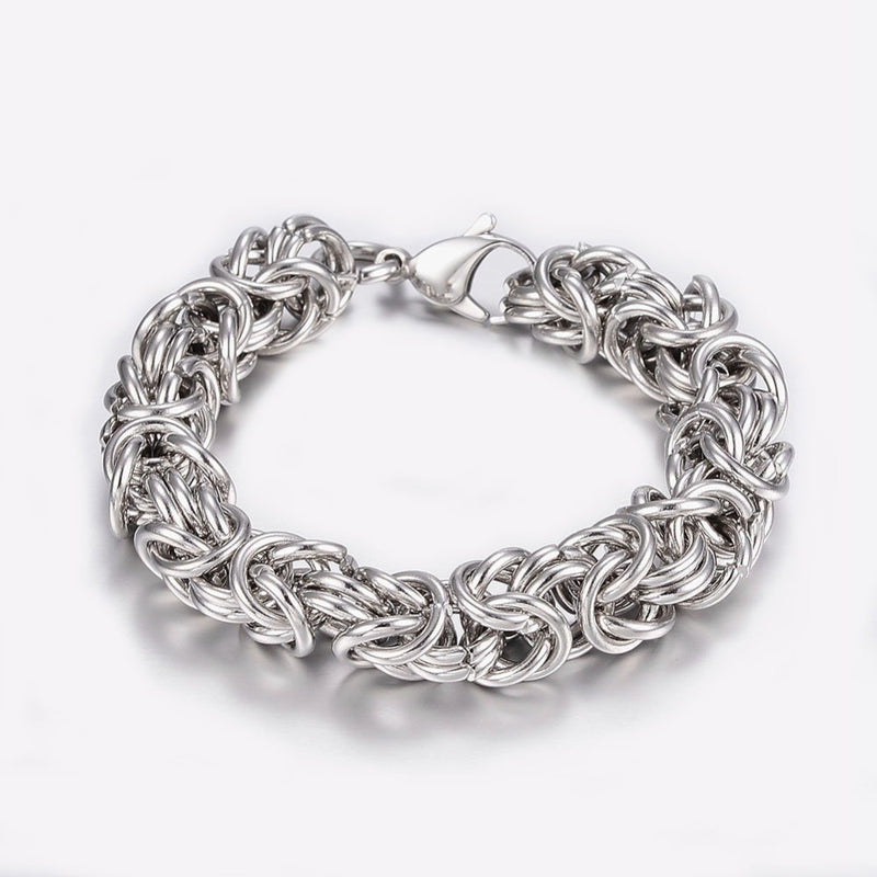 SODA - Byzantine steel mesh bracelet 8 mm