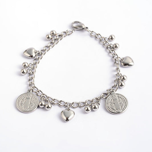 SODA - Steel bracelet with charm