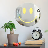 SODA HOME - Specchio tondo smile giallo