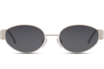 Sodashade - occhiale da sole feline - silver black e balck