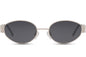 Sodashade - occhiale da sole feline - silver black e balck