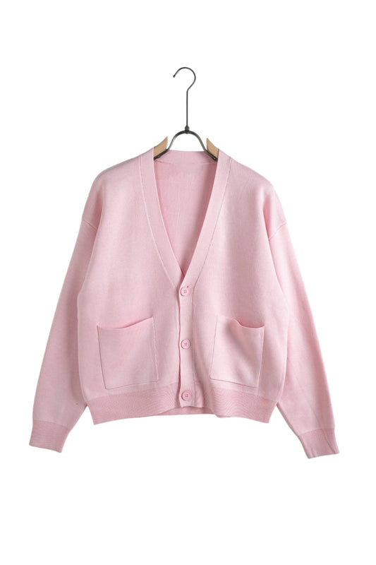 Cardigan boxy fit - rosa