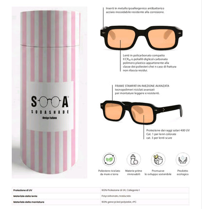 SODASHADE - occhiale da sole Angel  - miele