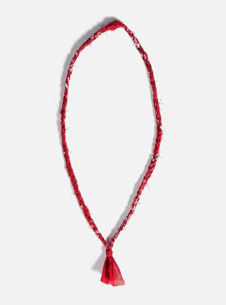 Soda - Collana Nazaré - Double pack Bandana intrecciata Rosso e Nero