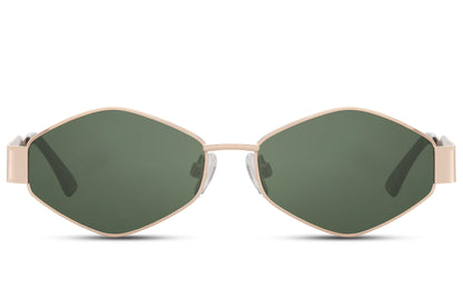 Sodashade - occhiale da sole eline - gold green