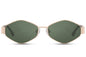 Sodashade - occhiale da sole eline - gold green