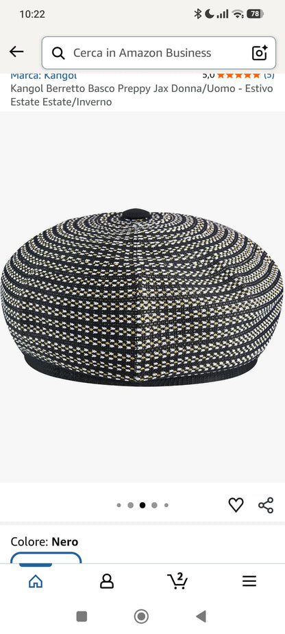 Kangol - Preppy Jax Beret Deep Springs