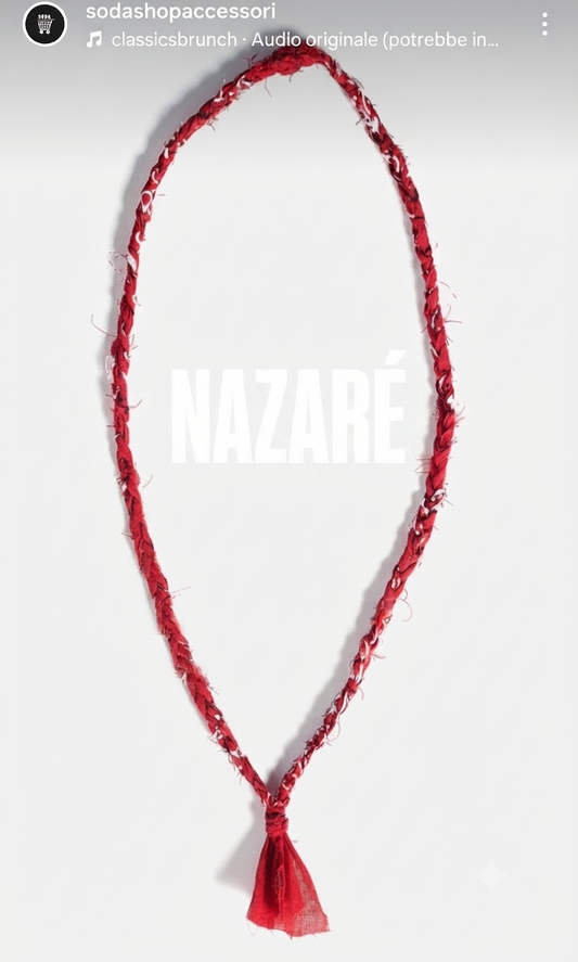Soda - Collana Nazaré - Bandana intrecciata rosso