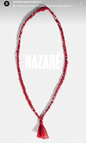 Soda - Collana Nazaré - Bandana intrecciata rosso