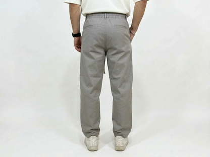 SODA - pantalone double knee wide leg - grigio