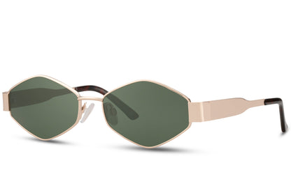 Sodashade - occhiale da sole eline - gold green