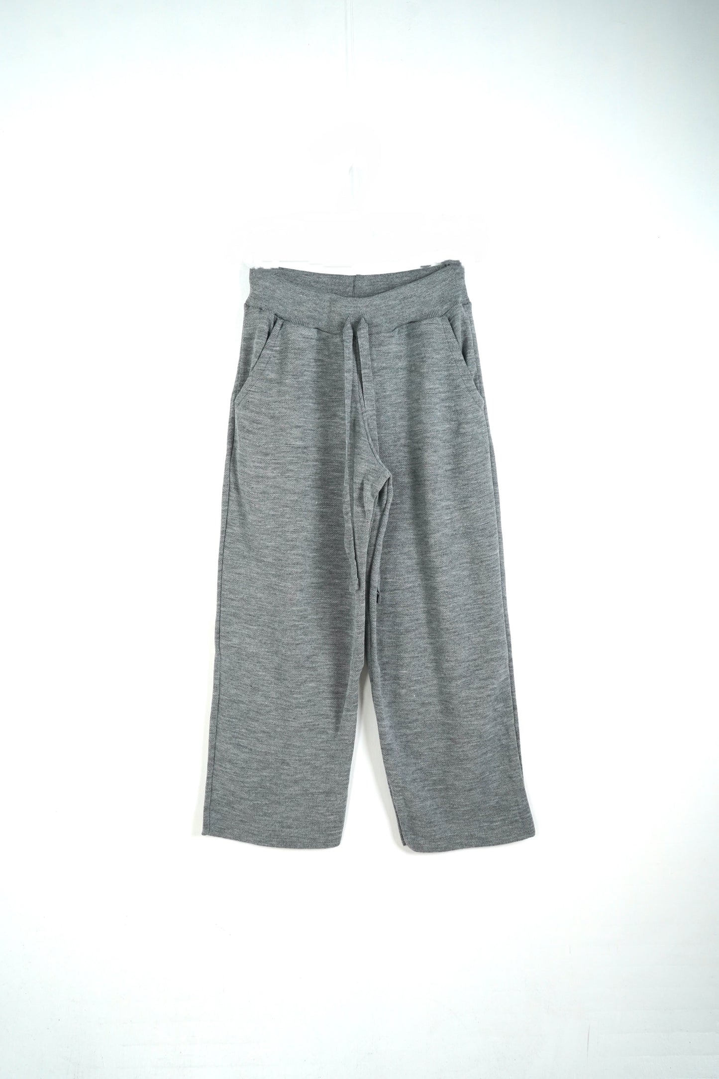 Pantalone in maglia relaxed fit - grigio