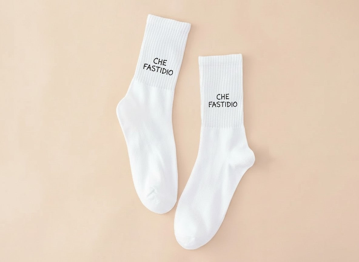 SODA - Calzino tennis - che fastidio - nero