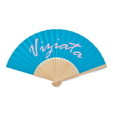 Ventaglio "viziata" azzurro