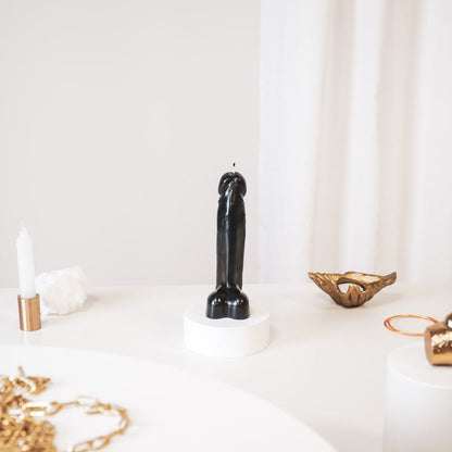 Candela - Dick - Cera - Nero - 160 grammi - 7x5,5x17cm