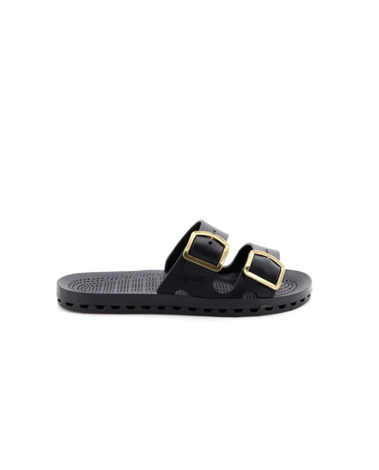 SENSI - Jolla city black rubber slipper