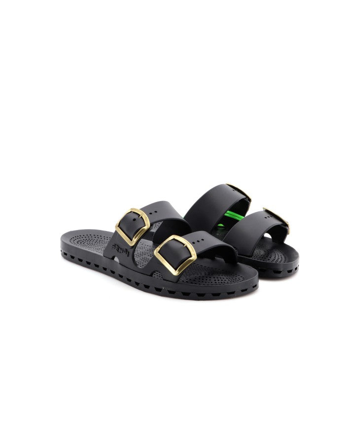 SENSI - Jolla city black rubber slipper