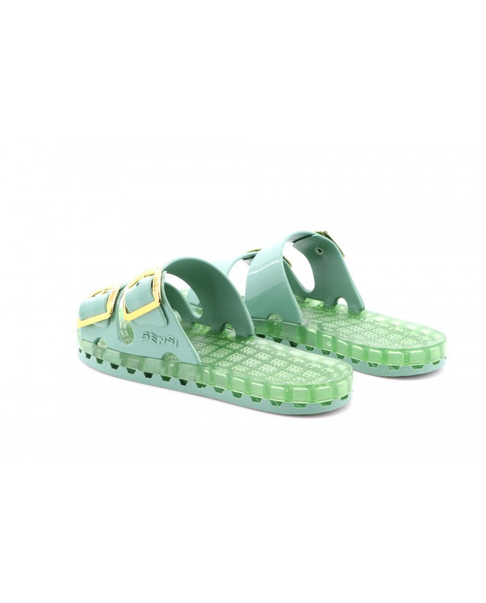 SENSI - Jolla Flamingo sage rubber slipper