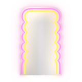 Specchio neon decorativo wavy - WD Lifestyle