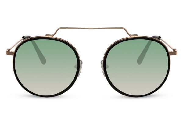 SODASHADE - circle sunglasses 1976 - green