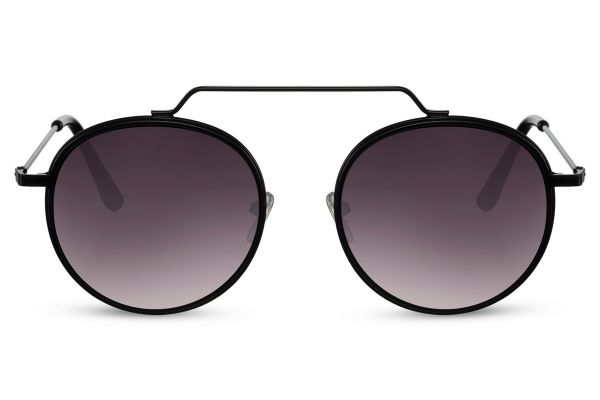 SODASHADE - circle sunglasses 1977 - black