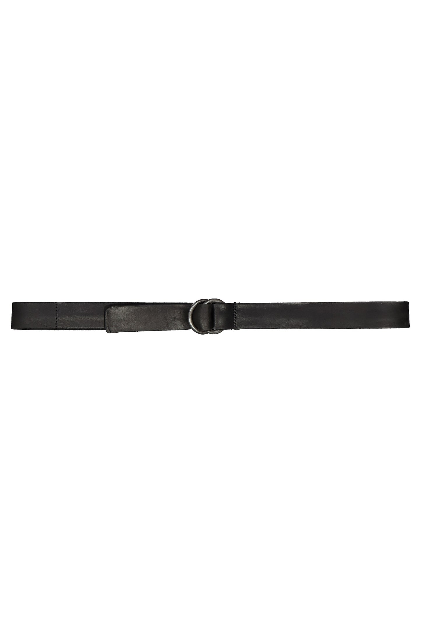 SODA - Minimal genuine leather belt 35 mm - black 