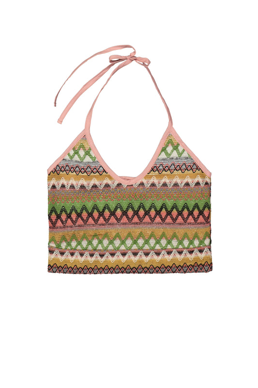 Soda - Top crochet - multicolor