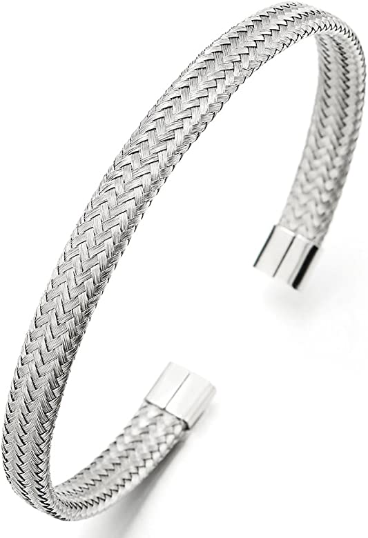 SODA - rigid braided steel bracelet