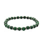 Soda - 6 mm hard stone stretch bracelet - Green Labradorite