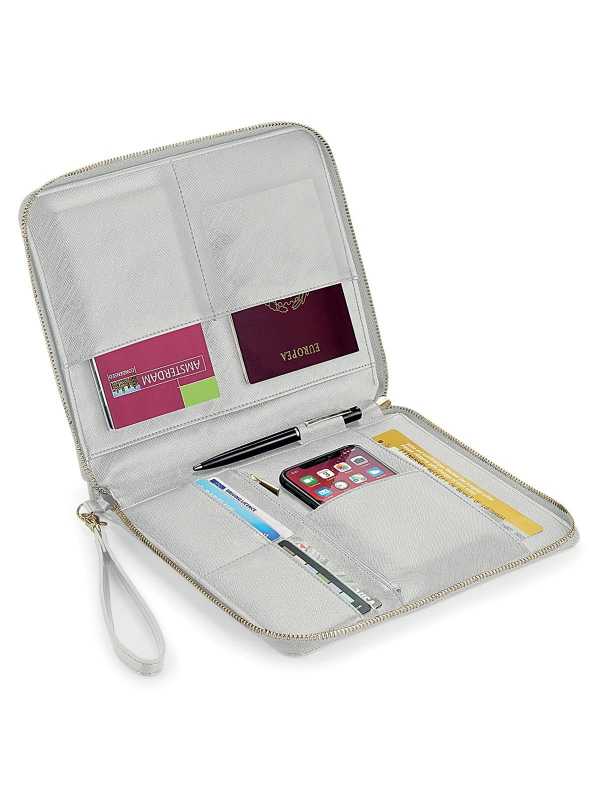 SODA - Saffiano boutique organizer - Soft Grey