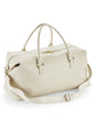 SODA - Boutique Saffiano Weekender Bag - Oyster