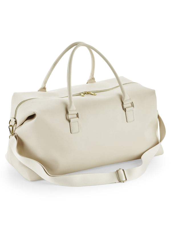 SODA - Boutique Borsone Weekender Saffiano - Oyster