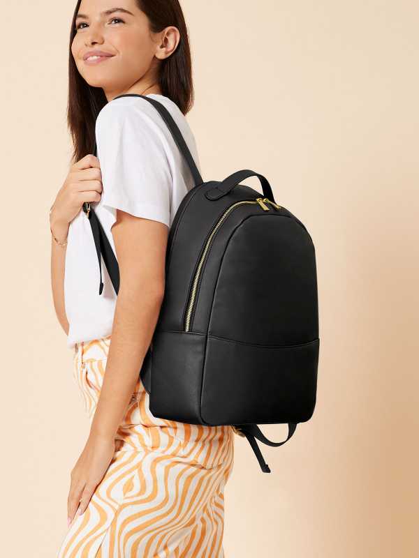 SODA - Boutique Backpack Saffiano - Black