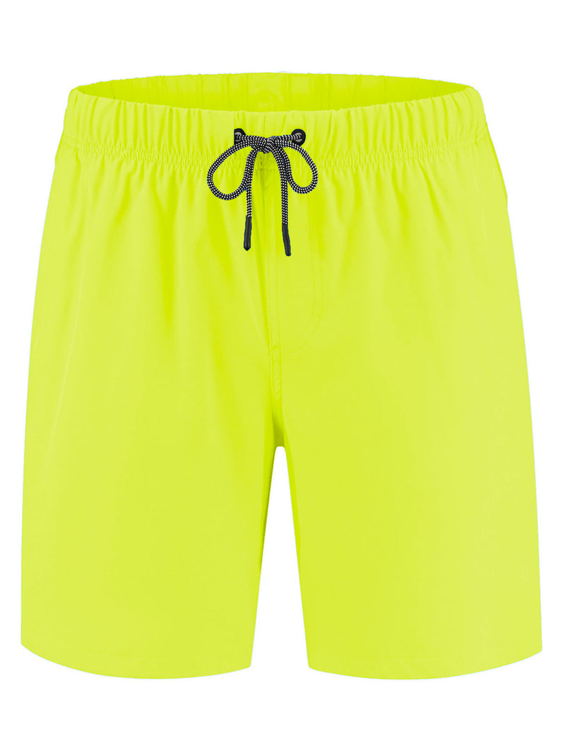 SODA -  Recycled beachwear shorts - YELLOW FLUO