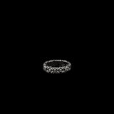 SODA - MEDIUM BYZANTINE FAITH RING aged silver