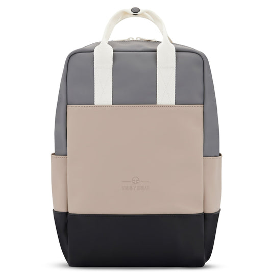 JOHNNY URBAN "hailey" backpack bag - beige and grey