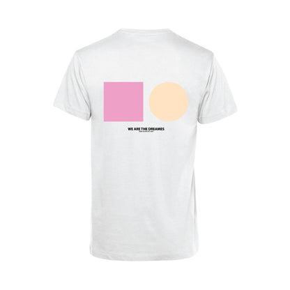 Soda Studio - White - Magenta Geometric T-Shirt